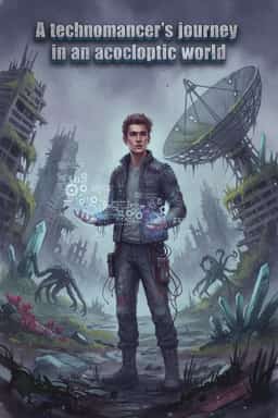 A technomancer's journey in an apocalyptic world novel cover