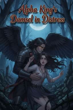 Alpha King's Damsel in Distress novel cover
