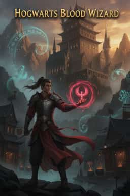 Hogwarts Blood Wizard novel cover