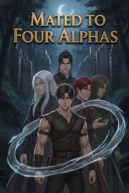 Mated to Four Alphas novel cover