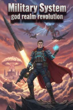 Military System god realm revolution novel cover