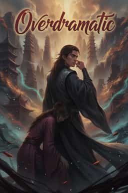 Overdramatic novel cover