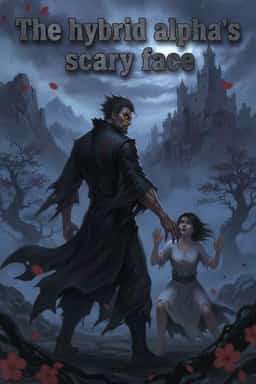 The hybrid alpha's scary face novel cover