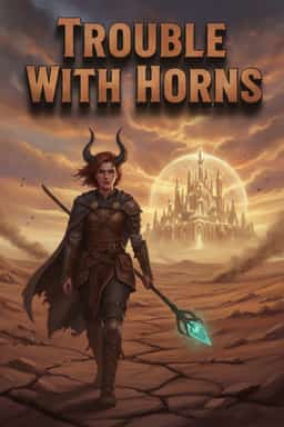 Trouble With Horns novel cover