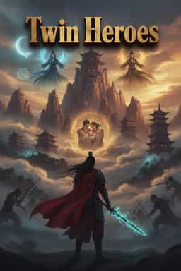Twin Heroes novel cover