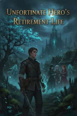 Unfortunate Hero's Retirement Life novel cover