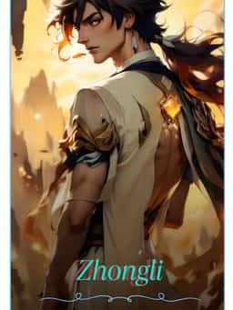 In Naruto as Zhongli novel cover