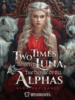Two times rejected Luna, the desire of all Alphas novel cover