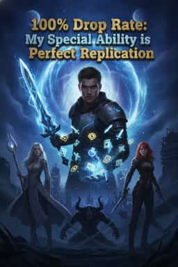 100\% Drop Rate: My Special Ability is Perfect Replication novel cover