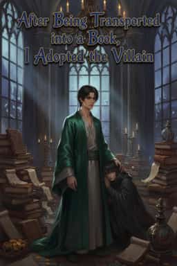 After Being Transported into a Book, I Adopted the Villain novel cover