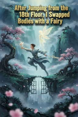 After Jumping from the 18th Floor, I Swapped Bodies with a Fairy novel cover