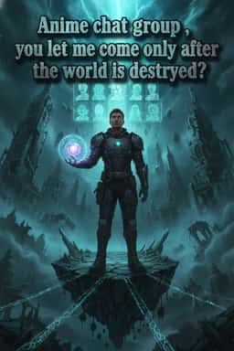 Anime chat group , you let me come only after the world is destroyed? novel cover