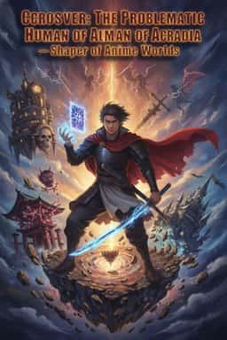 Crossover: The Problematic Human of Arcadia — Shaper of Anime Worlds novel cover