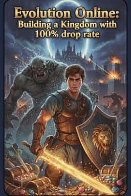 Evolution Online: Building a Kingdom with 100\% drop rate