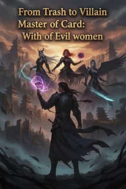 From Trash to Villain Master of Card: With Harem of Evil women novel cover