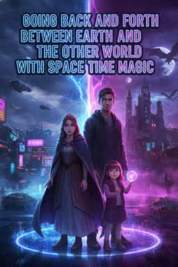 Going Back and Forth Between Earth and The Other World with Space Time Magic novel cover