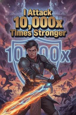 I Attack 10,000x Times Stronger novel cover
