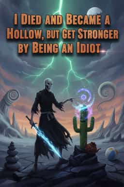 I Died and Became a Hollow, But I Get Stronger by Being an Idiot novel cover