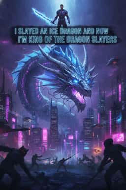 I slayed an Ice dragon and now I'm King of the dragon slayers novel cover