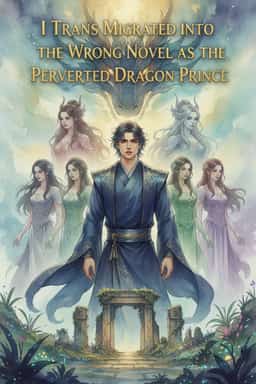 I Transmigrated Into the Wrong Novel as the Perverted Dragon Prince novel cover
