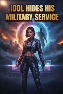 Idol Hides His Military Service novel cover