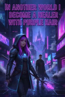 In Another World I Become a Healer With Purple Hair novel cover