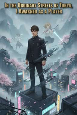 In the Ordinary Streets of Tokyo, I Awakened as a Player novel cover
