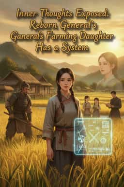 Inner Thoughts Exposed: Reborn General's Farming Daughter Has a System novel cover