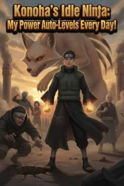 Konoha’s Idle Ninja: My Power Auto-Levels Every Day! novel cover