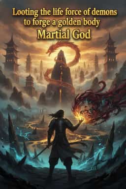 Looting the life force of demons to forge a golden body Martial God novel cover