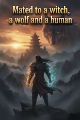 Mated to a witch, a wolf and a human novel cover