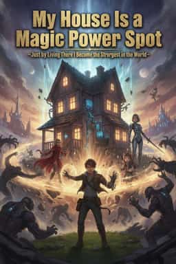 My House Is a Magic Power Spot ~Just by Living There I Become the Strongest in the World~ novel cover