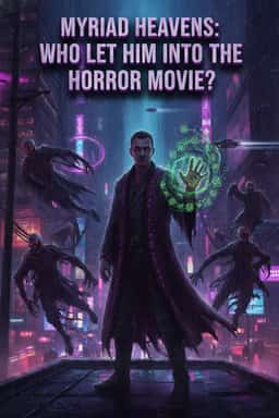 Myriad Heavens: Who Let Him Into the Horror Movie? novel cover