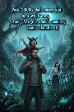 Post-2000s dad raises kid in a wild way, Yang Mi (the child’s mother) Can’t Handle It! novel cover