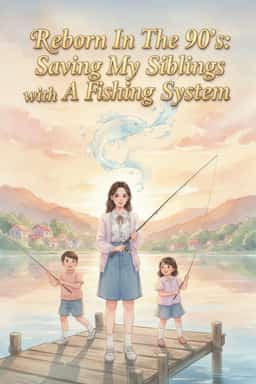 Reborn In The 90's: Saving My Siblings With A Fishing System novel cover