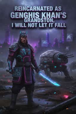Reincarnated as Genghis Khan's Grandson, I Will Not Let It Fall novel cover