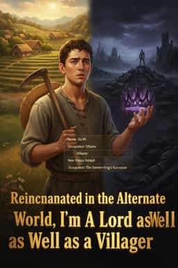 Reincarnated in the Alternate World, I'm A Demonic Lord as Well as a Villager novel cover