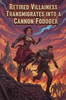Retired Villainess Transmigrates into a Cannon Fodder novel cover