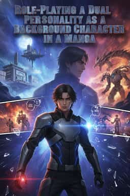 Role-Playing a Dual Personality as a Background Character in a Manga novel cover