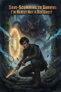 Save-Scumming to Survive: I’m Really Not a Big Shot! novel cover