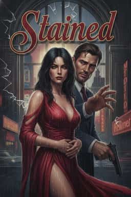 Stained novel cover
