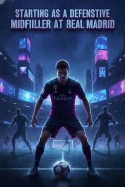 Starting as a Defensive Midfielder at Real Madrid novel cover