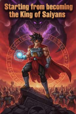 Starting from becoming the King of Saiyans novel cover