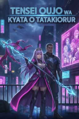 Tensei Oujo wa Kyou mo Hata o Tatakioru novel cover