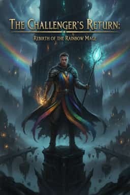 The Challenger's Return: Rebirth of the Rainbow Mage novel cover