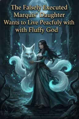 The Falsely Executed Marquis’ Daughter Wants to Live Peacefully with Fluffy God novel cover