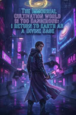 The Immortal Cultivation World Is Too Dangerous: I Return to Earth as a Divine Sage novel cover