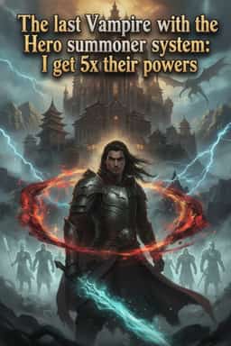 The last Vampire with the Hero summoner system: I get 5x their powers novel cover