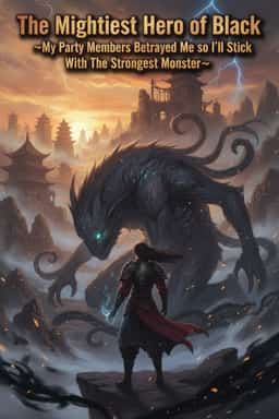 The Mightiest Hero of Black ~My Party Members Betrayed Me so I'll Stick With The Strongest Monster~ novel cover