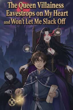 The Queen Villainess Eavesdrops on My Heart and Won’t Let Me Slack Off novel cover